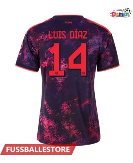 Günstige Bayern Munich Luis Diaz #14 3rd trikot Damen 2026-27 Kurzarm
